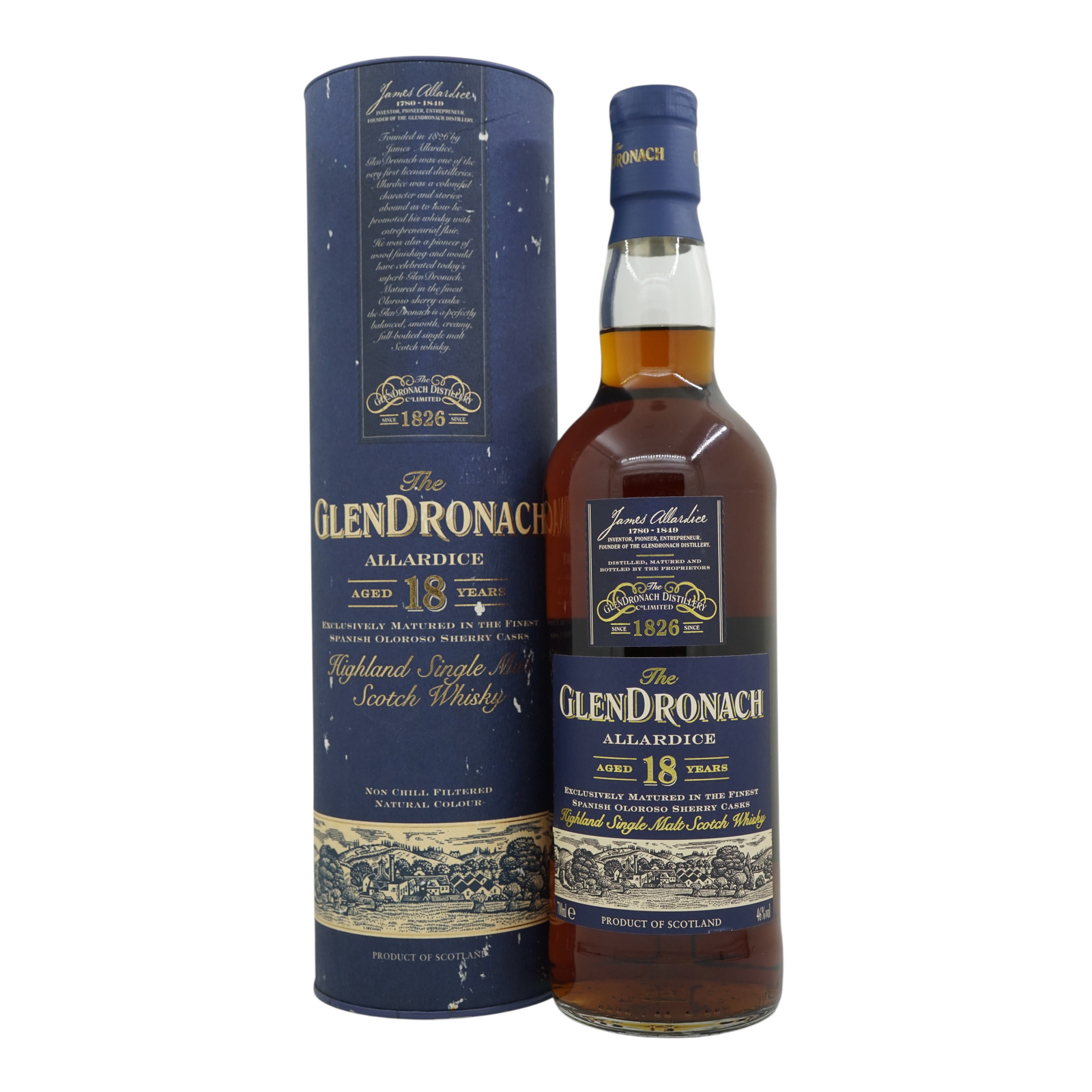 Glendronach 18 Year Old Billy Walker 2017 (Scratched Tube)