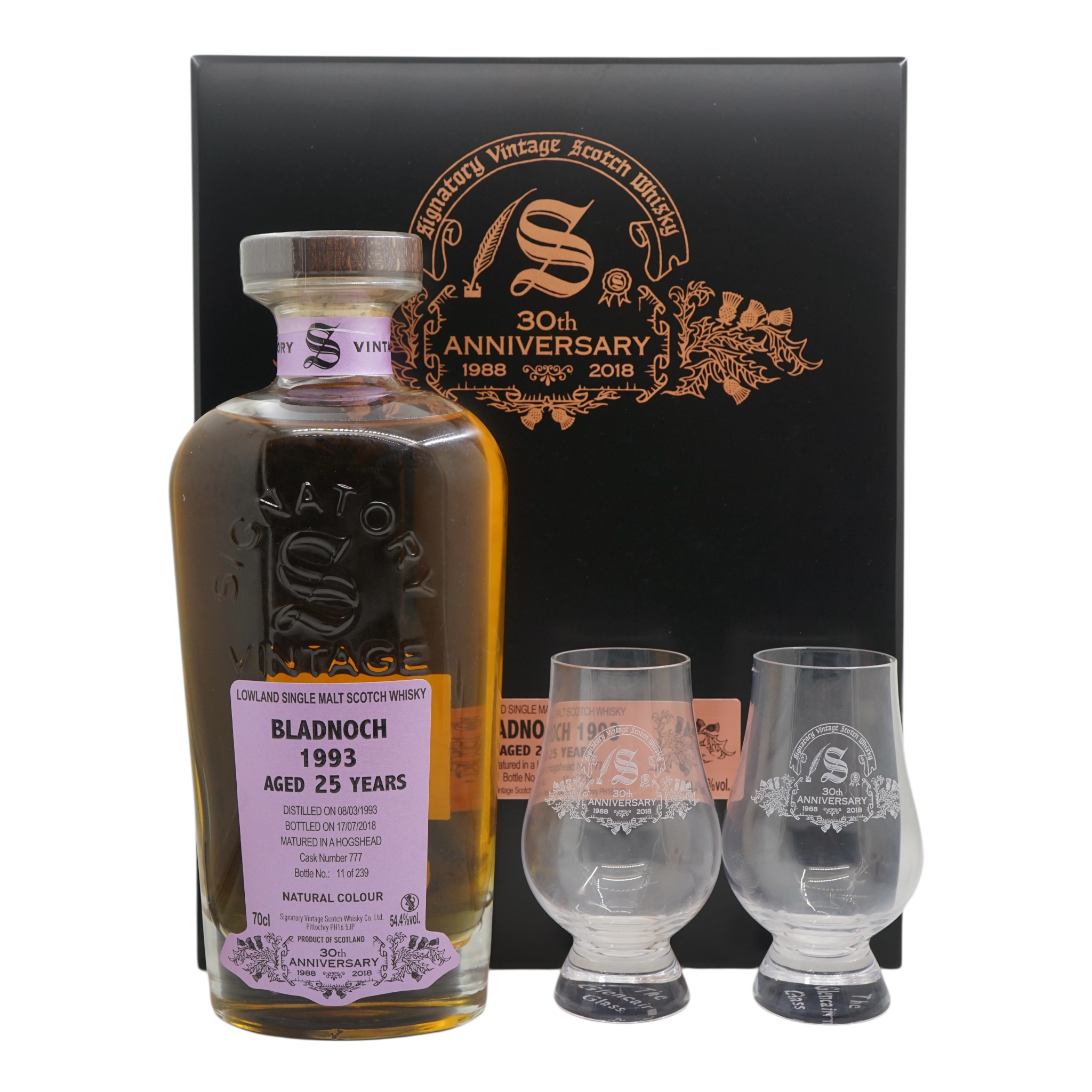 Bladnoch 1993/2018 25 Year Old Signatory Vintage 30th Anniversary #777