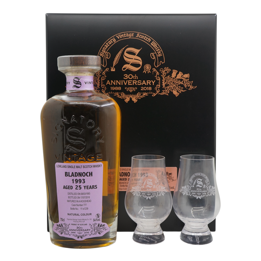 Bladnoch 1993/2018 25 Year Old Signatory Vintage 30th Anniversary #777