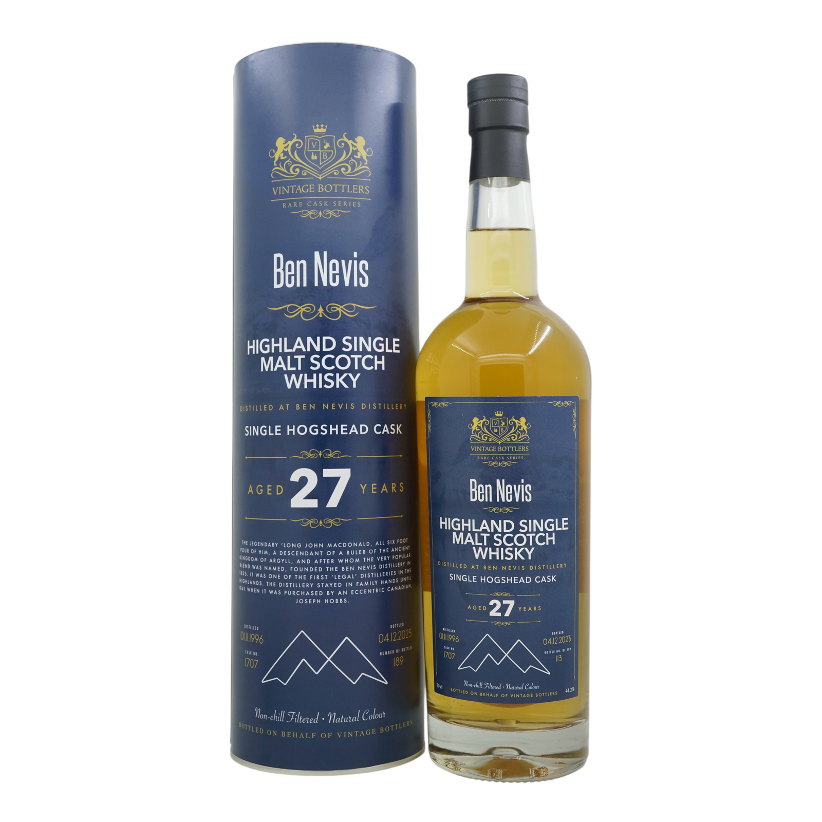 Ben Nevis 1996/2023 27 Year Old Rare Cask Series Vintage Bottlers #1707