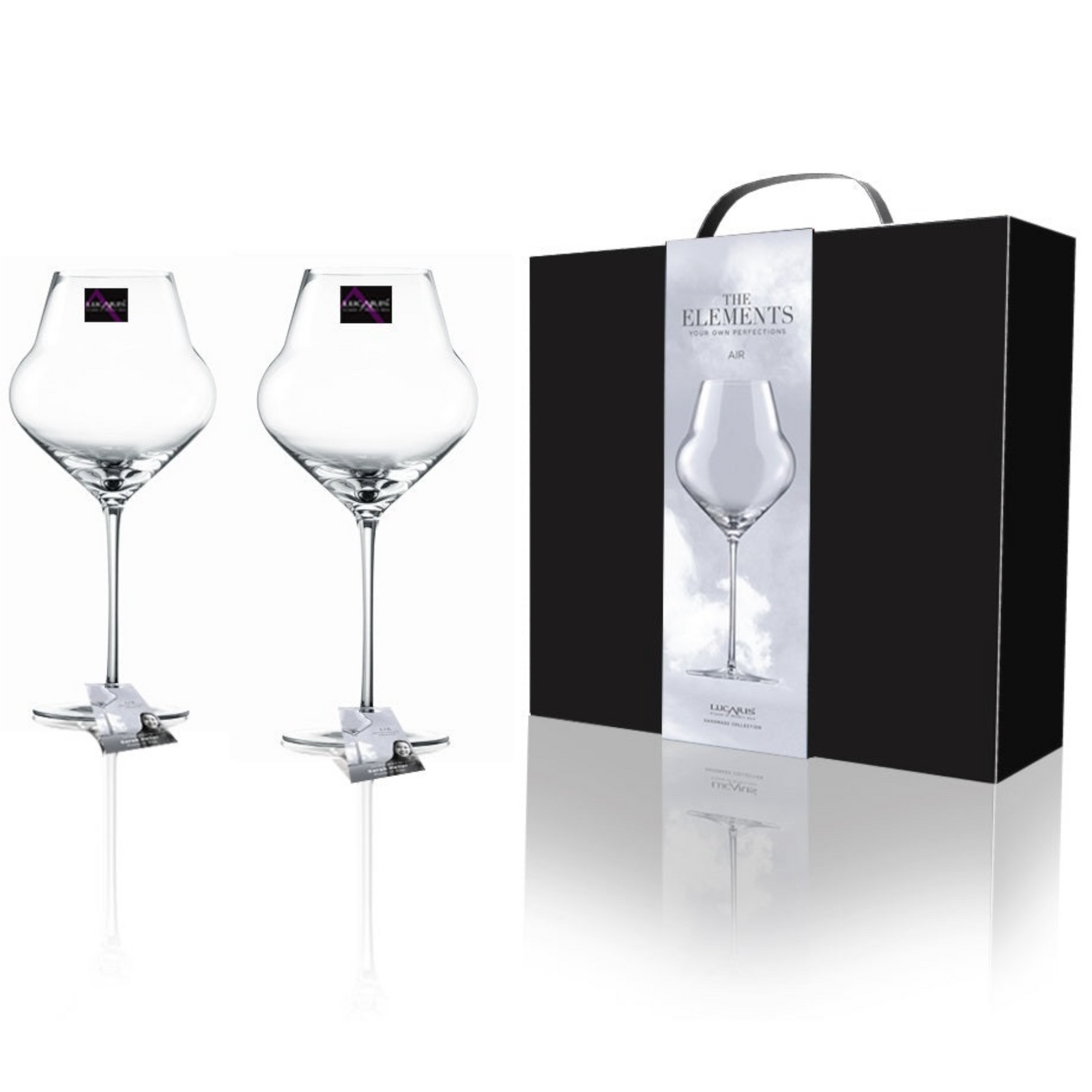 Lucaris Elements Air Hand-made Wine Glass 730ml (2 PIECE PACK)