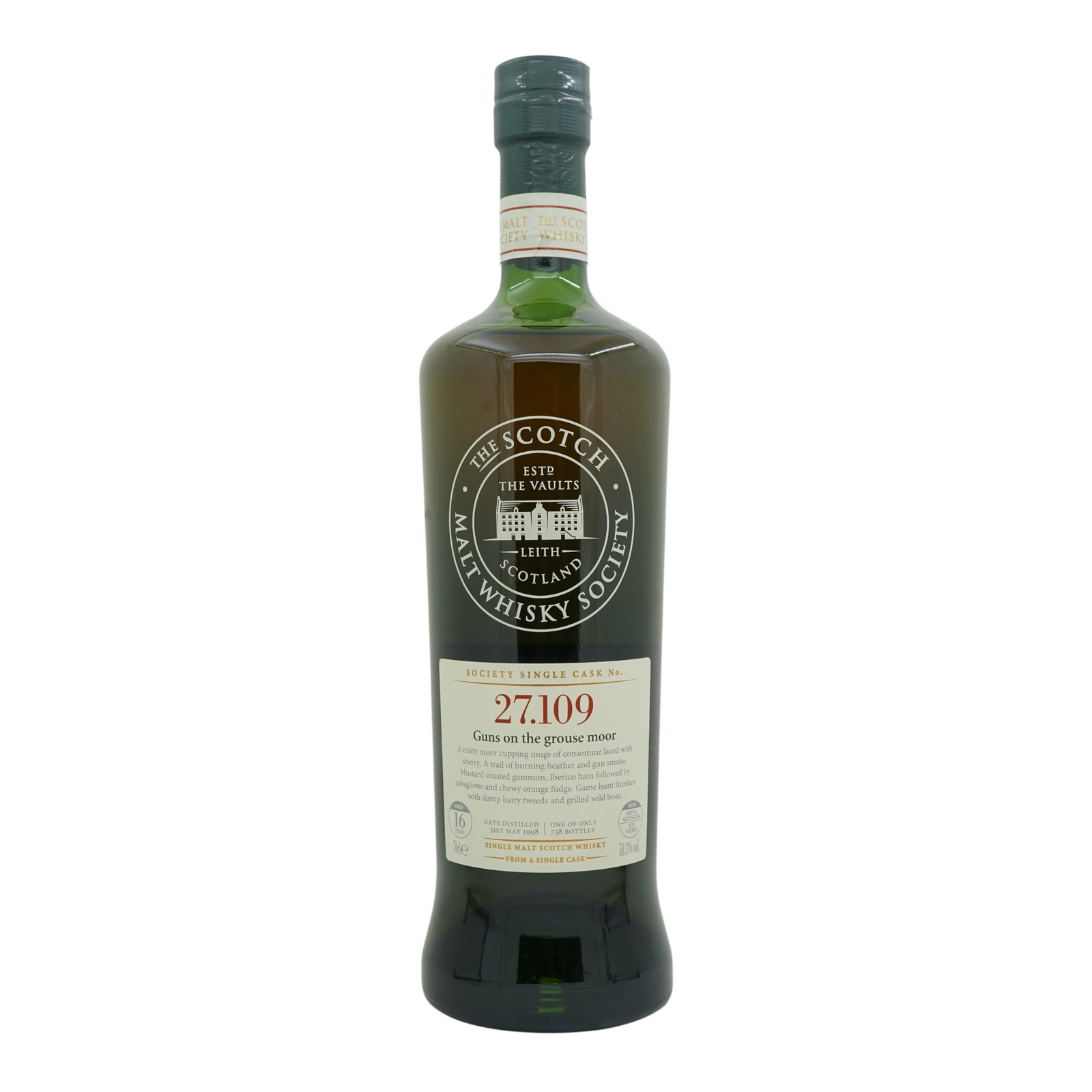 Springbank 1998 16 Year Old SMWS 27.109 - Guns on the grouse moor