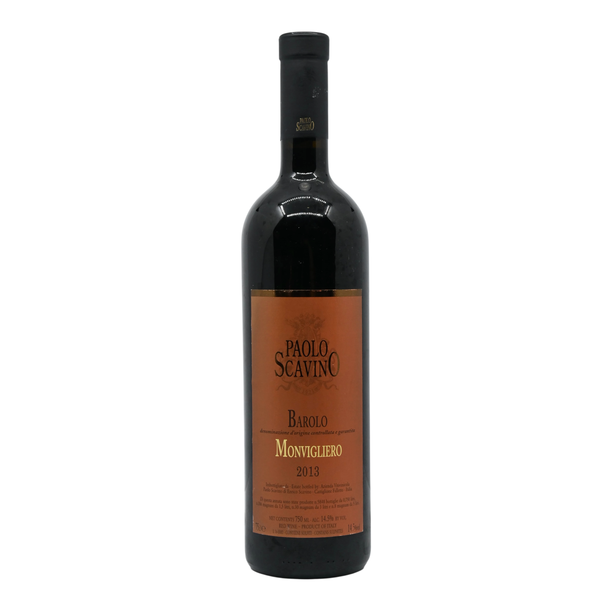 Paolo Scavino Barolo Monvigliero 2013 (RPWA: 95 / JS: 95 / Vinous: 93+)