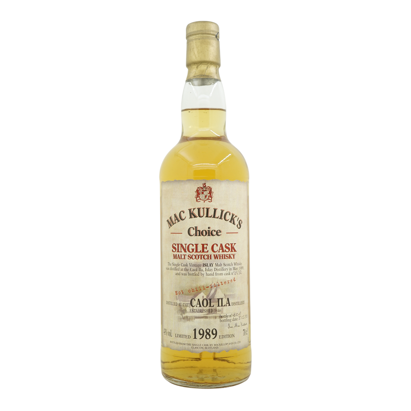 Caol Ila 1989/1999 Mac Kullick's Choice - Single Cask #2932