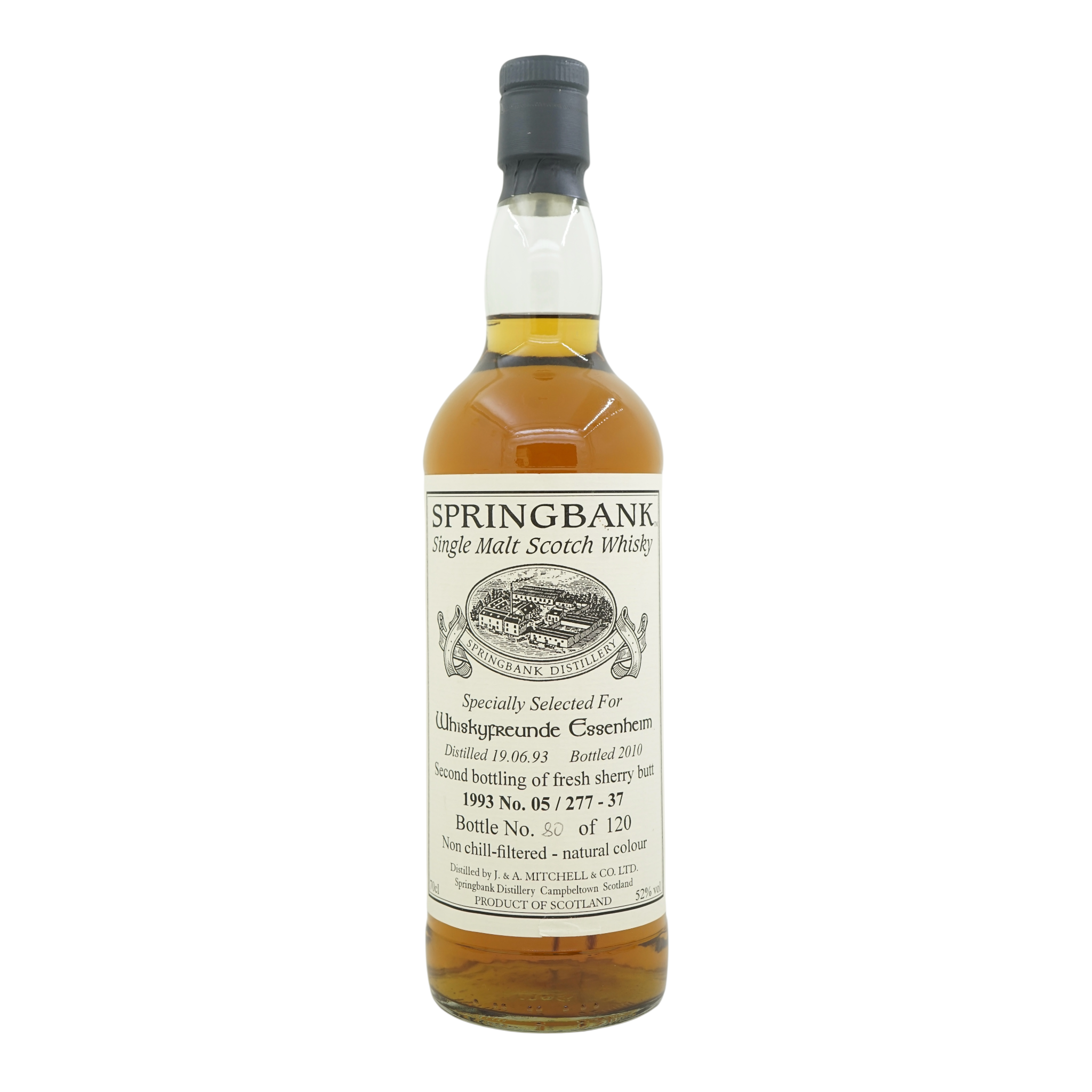Springbank 1993/2010 Private Bottling Springbank 1993 Private Bottling #05/277-37