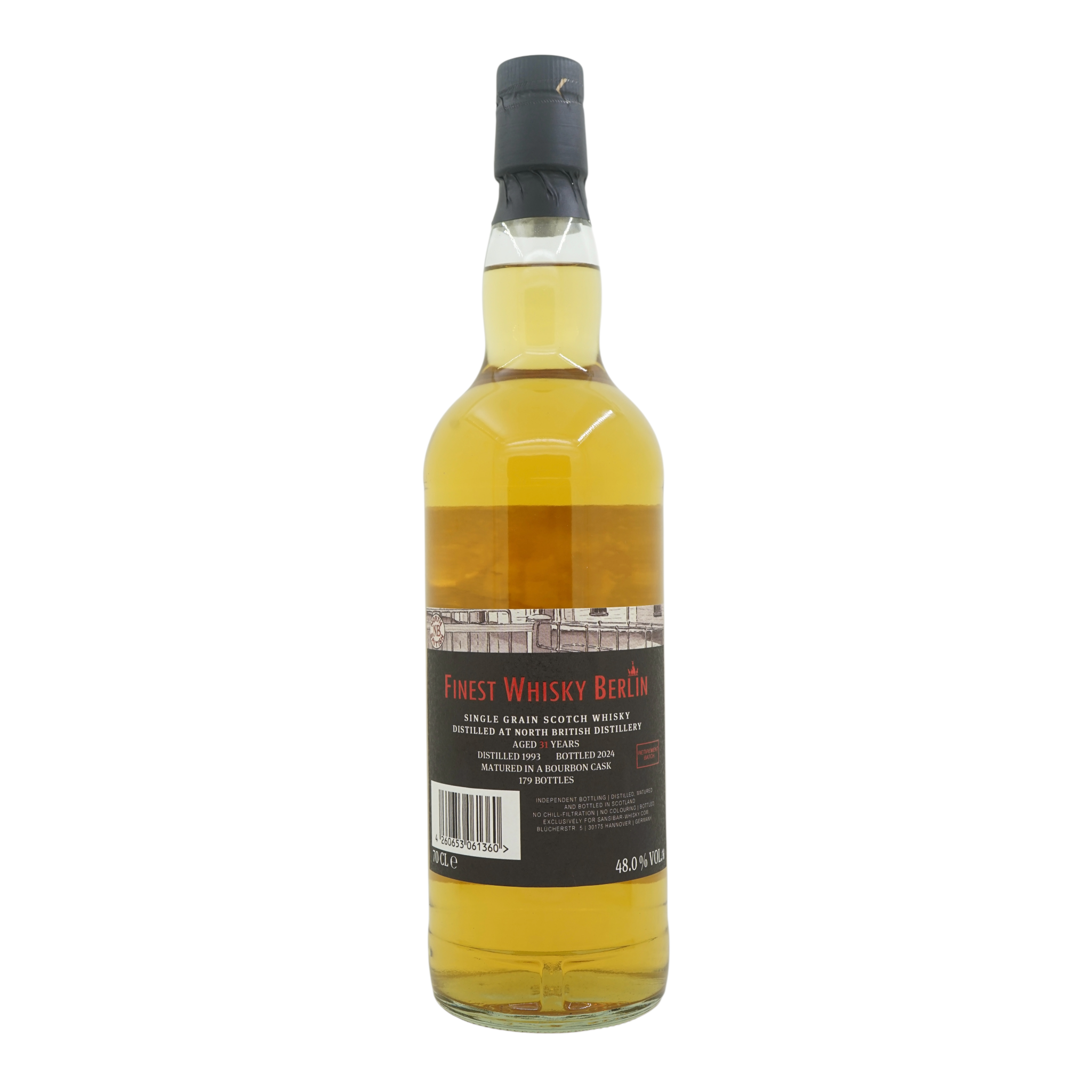 North British 1993/2024 31 Year Old Finest Whisky Berlin - Retirement Batch Sansibar