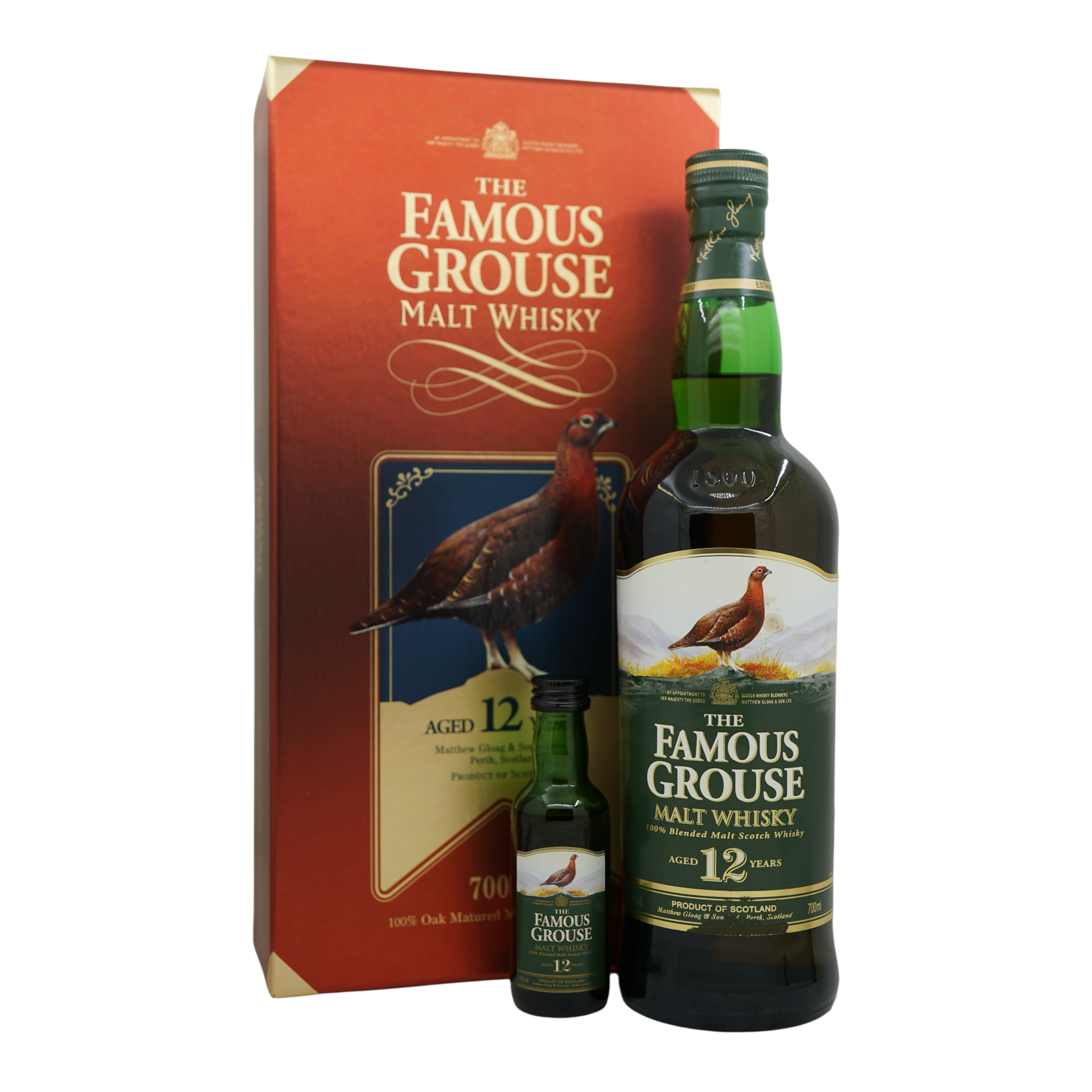 The Famous Grouse Malt Whisky 12 Year Old 禮盒 (w/ miniature)
