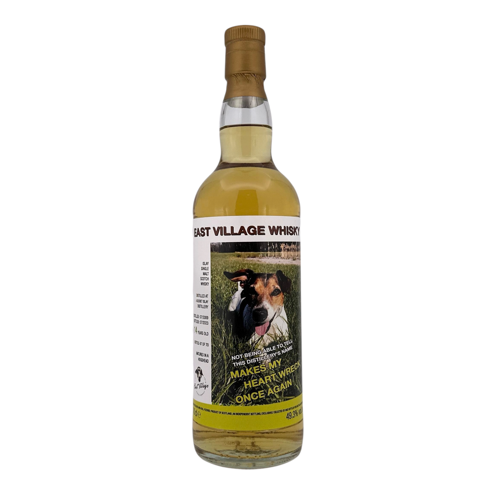 A Secret Islay Distillery 2009/2023 14 Year Old East Village Whisky Company - Makes My Heart Wreck Once Again