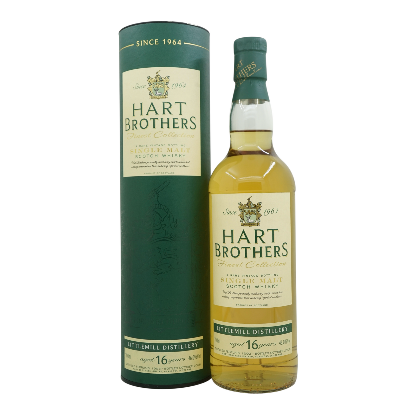 Littlemill 1992/2008 16 Year Old Finest Collection Hart Brothers