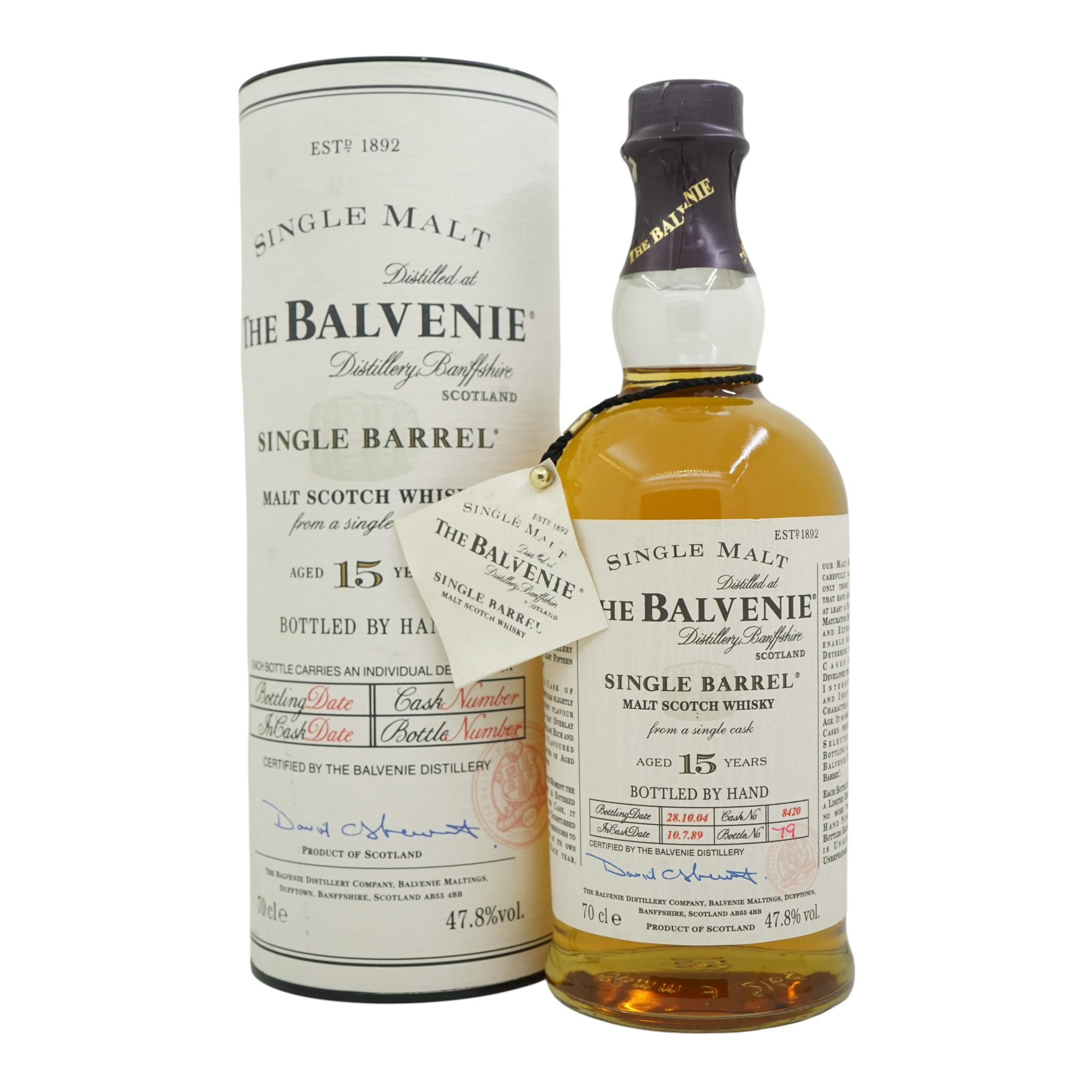 Balvenie 1989/2004 15 Year Old Single Barrel #8420