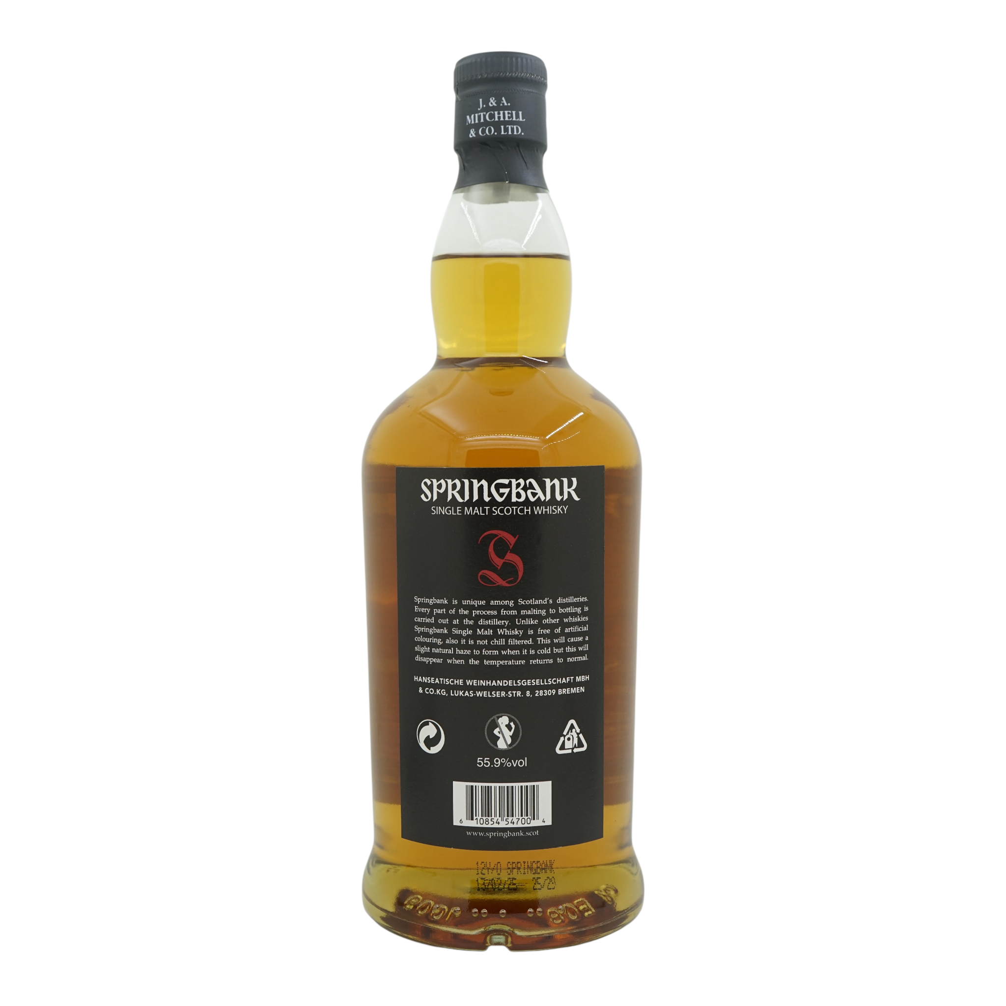 Springbank 12 Year Old Cask Strength 55.9% Batch 27 (2025 Bottled)