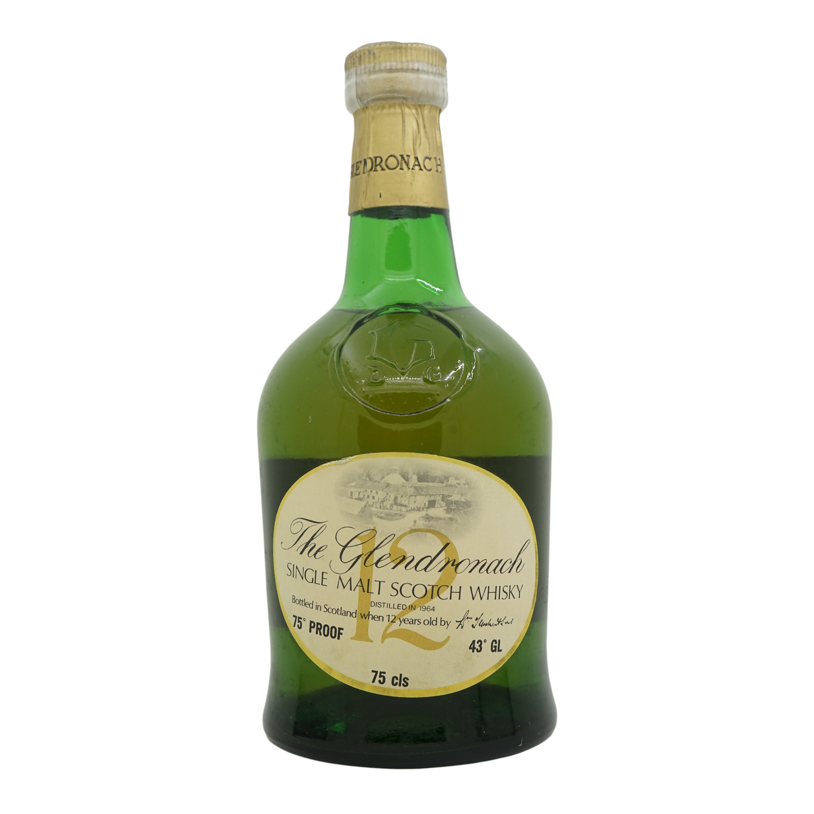 Glendronach 1964 Green Dumpy Bottle 43%