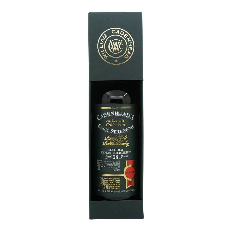Highland Park 1989/2018 28 Year Old Authentic Collection Cadenhead's 48.8%