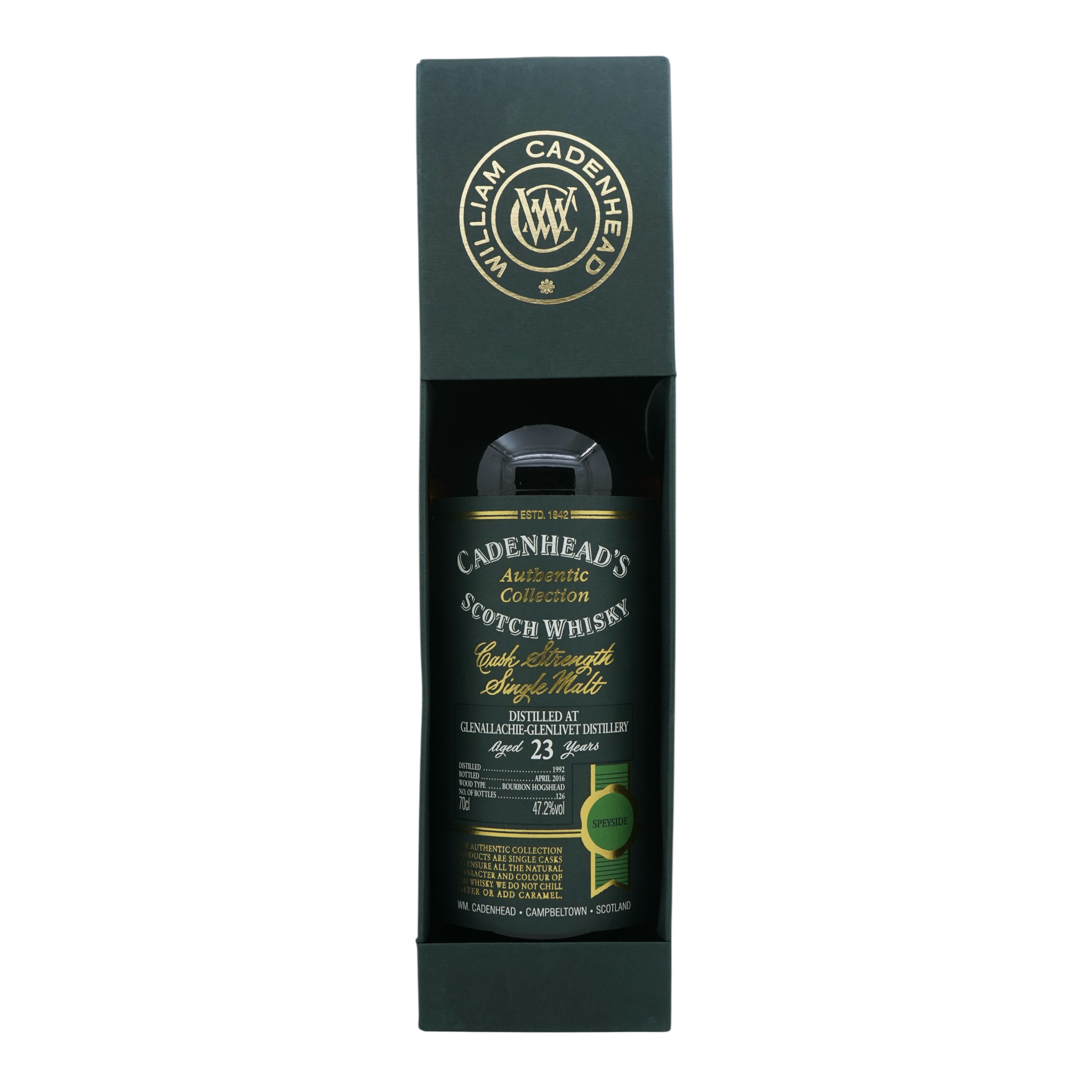 Glenallachie 1992/2016 23 Year Old Authentic Collection Cadenhead's 47.2%