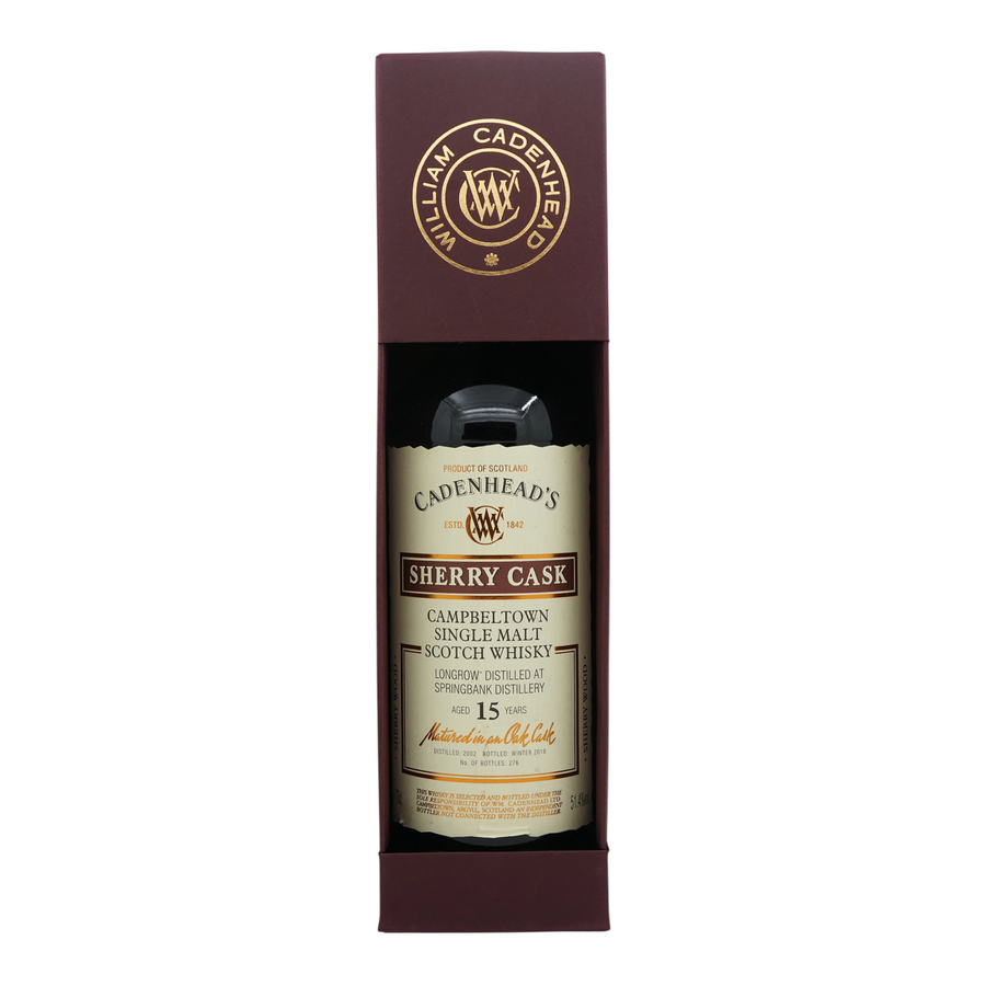 Longrow 2002/2018 15 Year Old Wood Range - Sherry Cask Cadenhead's 51.4%