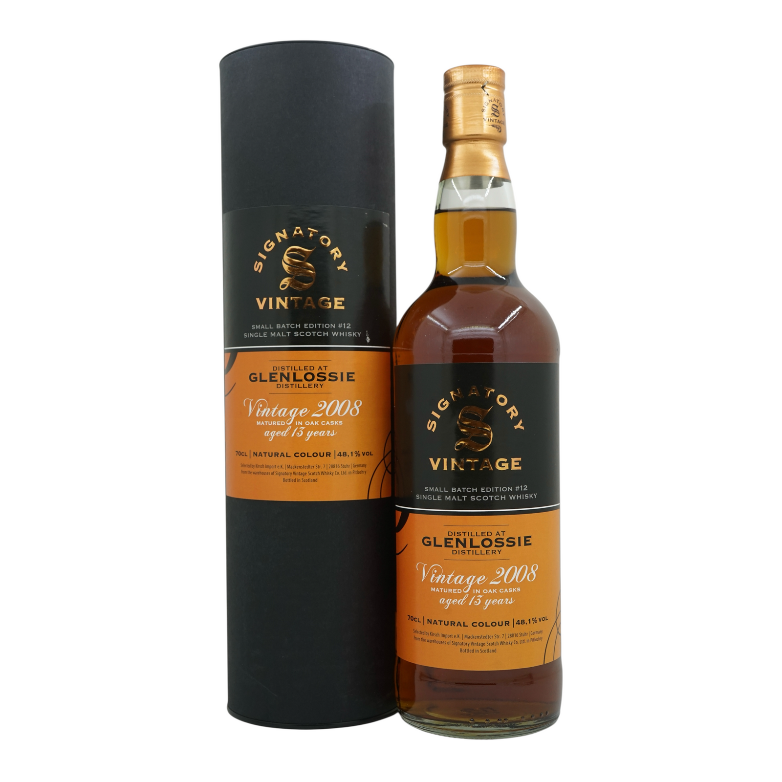 Glenlossie 2008 13 Year Old Small Batch Edition #12 Signatory Vintage