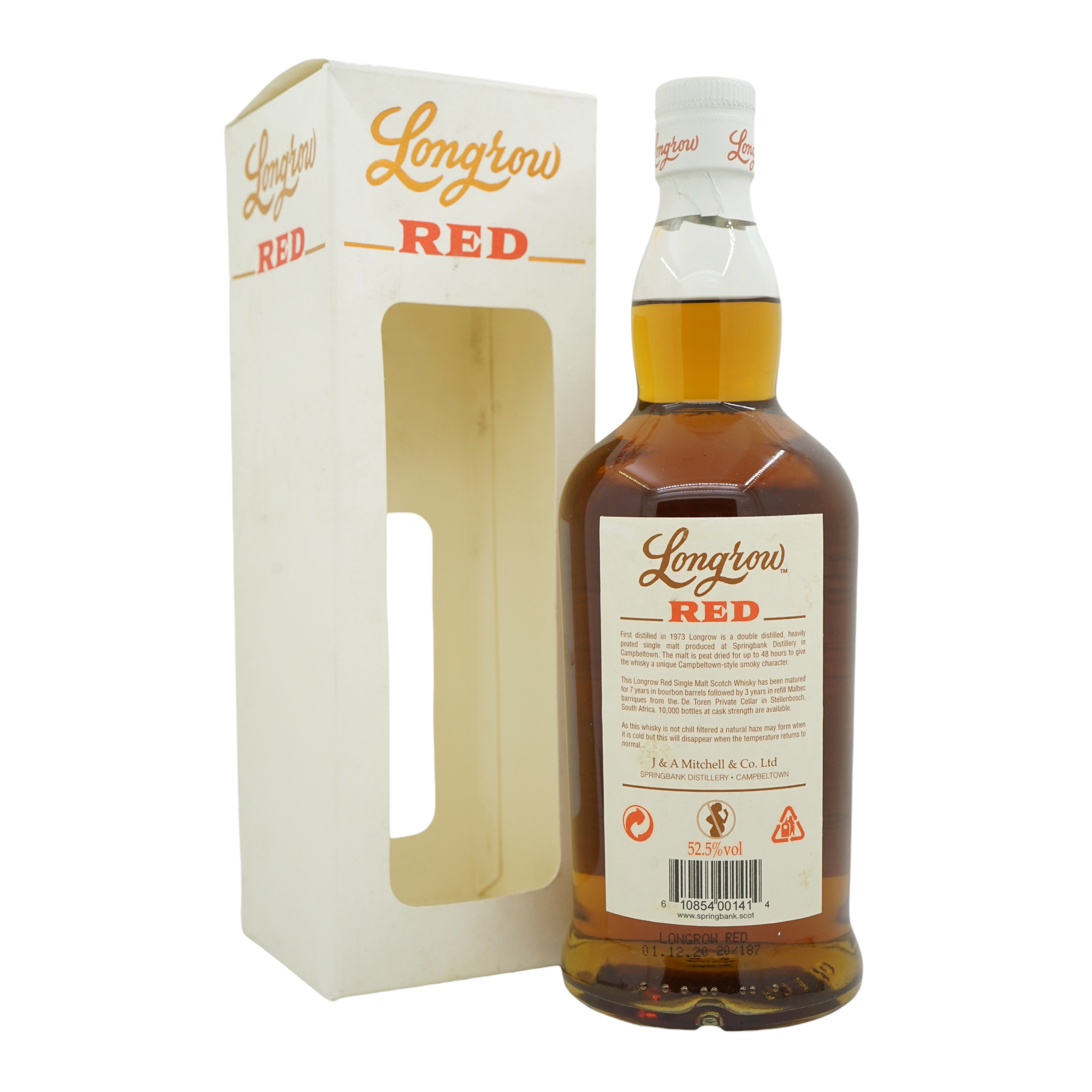 Longrow Red 10 Year Old 2020 52.5%