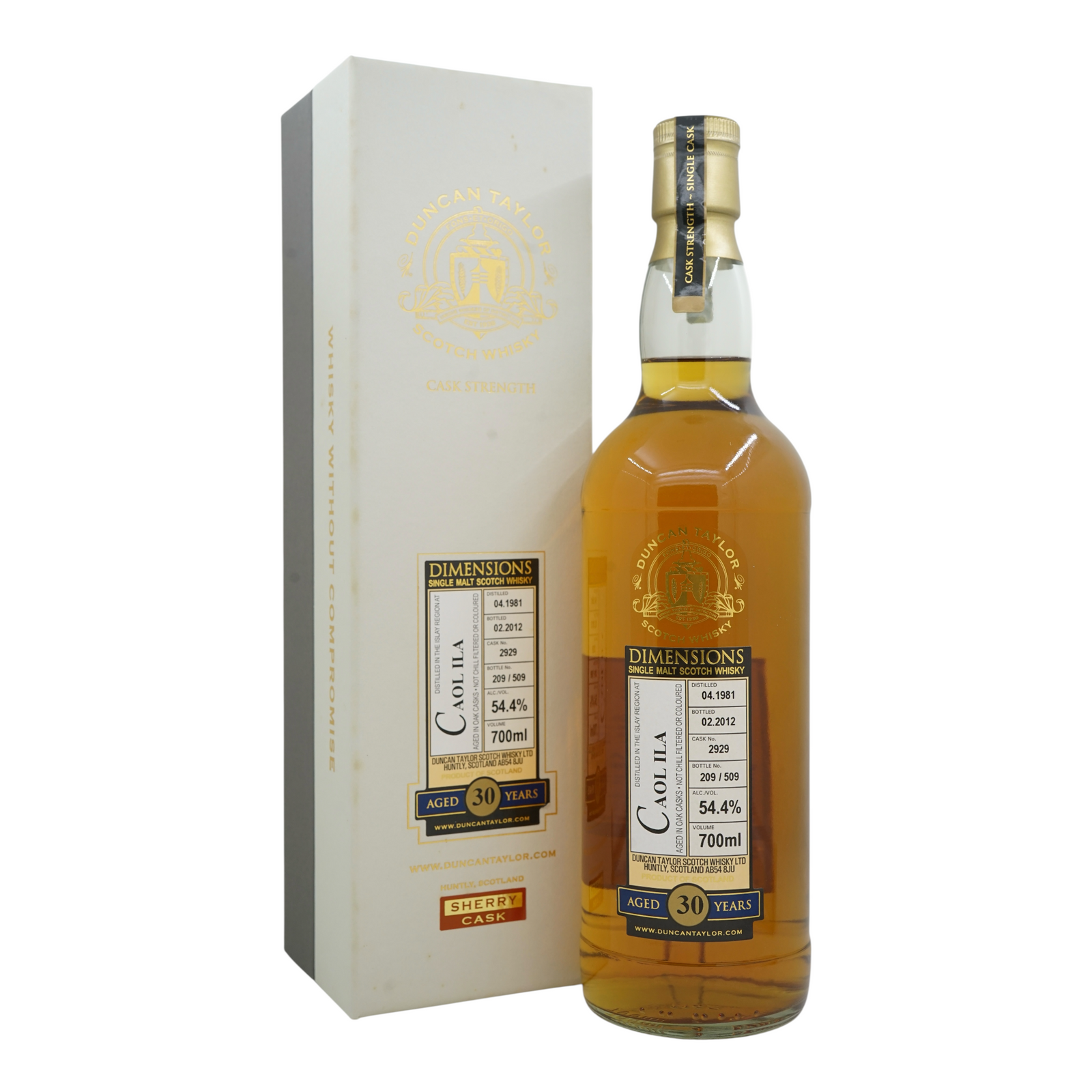 Caol Ila 1981/2012 30 Year Old Dimensions Duncan Taylor #2929