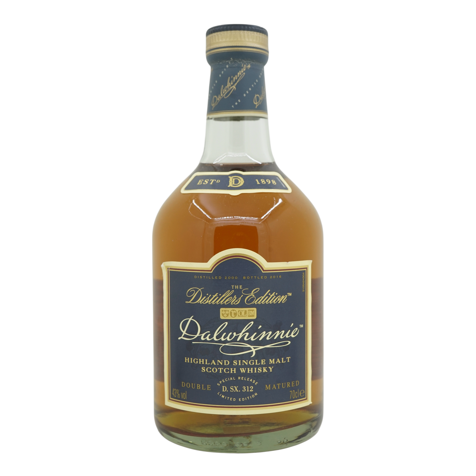 Dalwhinnie 2000/2016 The Distillers Edition D.SX.312 (no box)
