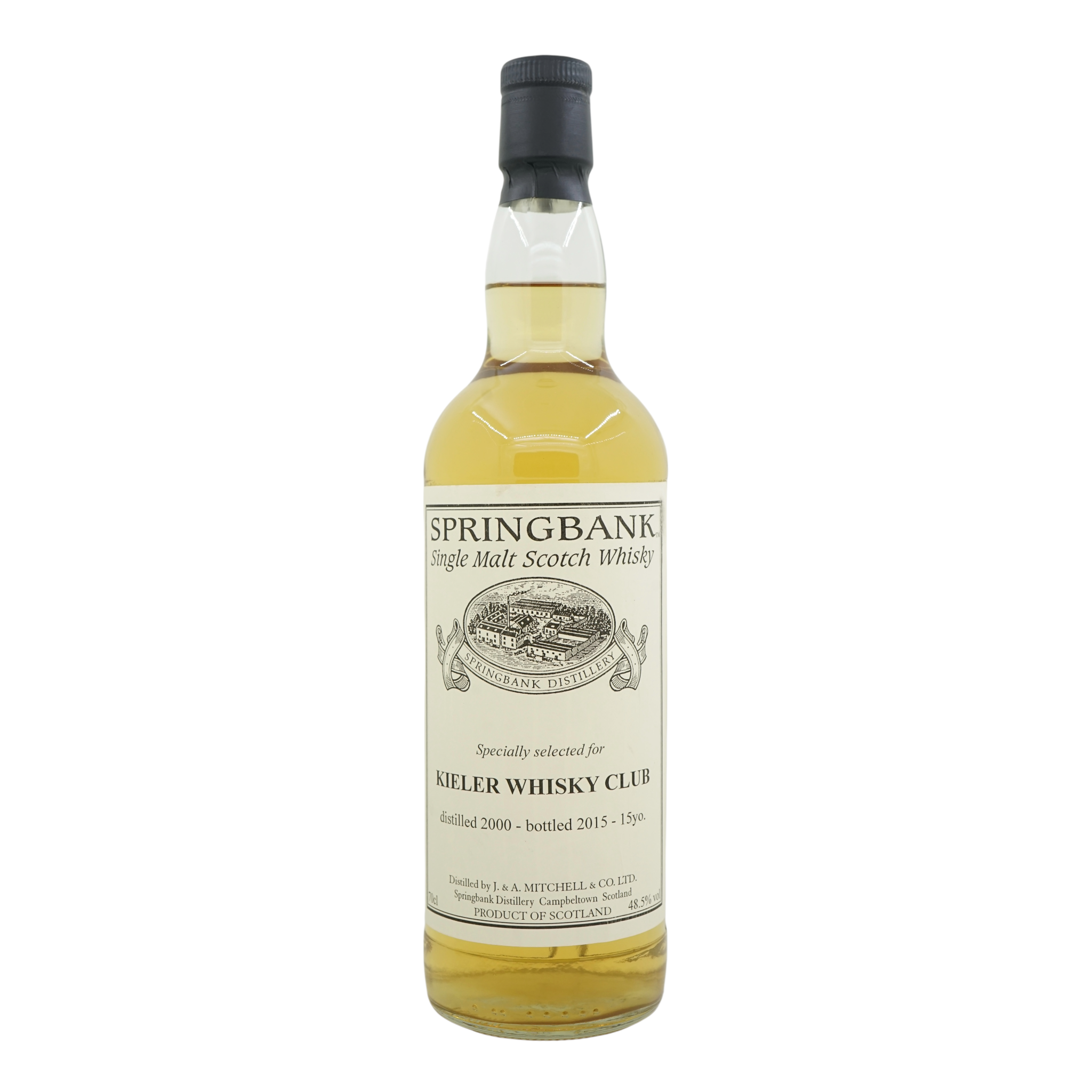 Springbank 2000/2015 15 Year Old Private Bottling Bottled for Kieler Whiskyclub #634