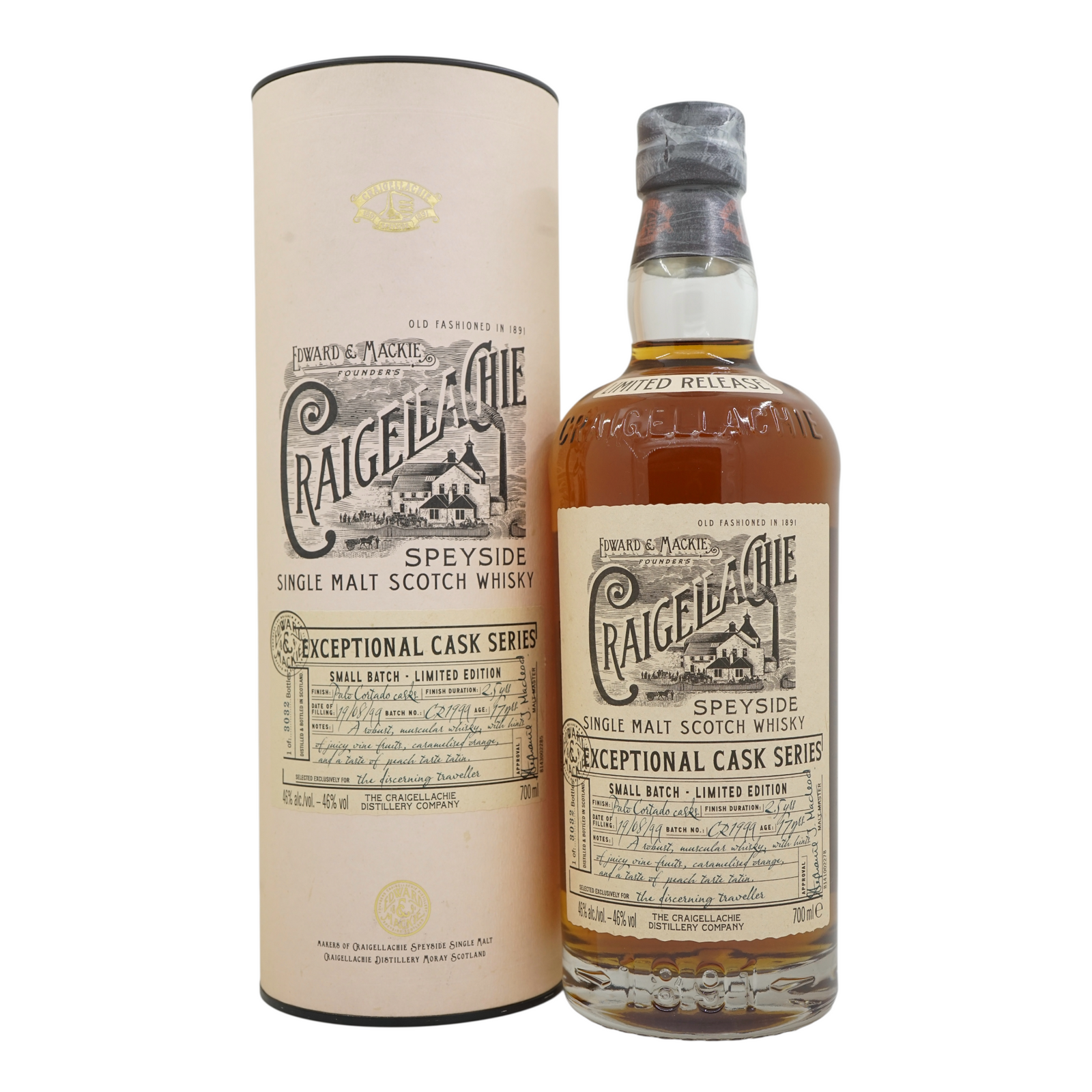 Craigellachie 1999/2017 Exceptional Cask Series Batch CR1999