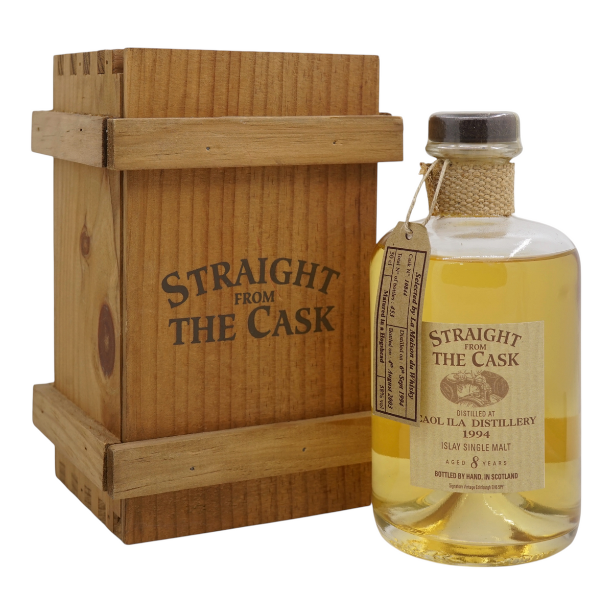 Caol Ila 1994/2003 8 Year Old Straight from the Cask Bottled for LMDW Signatory Vintage #10844