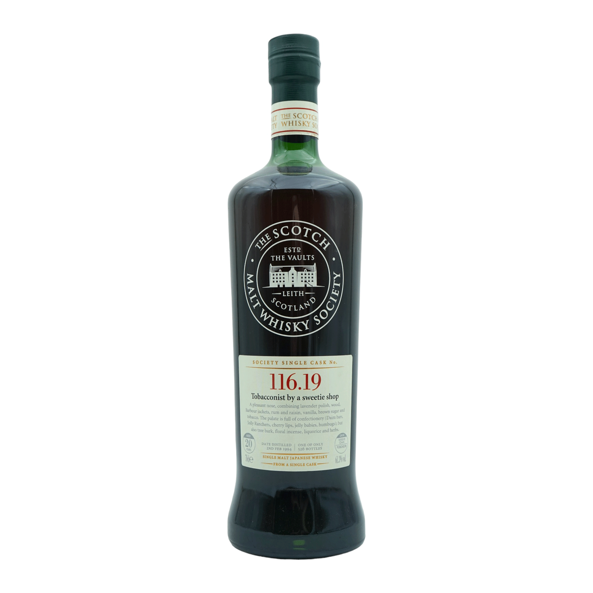 Yoichi 1994 20 Year Old SMWS 116.19 - Tobacconist by a sweetie shop