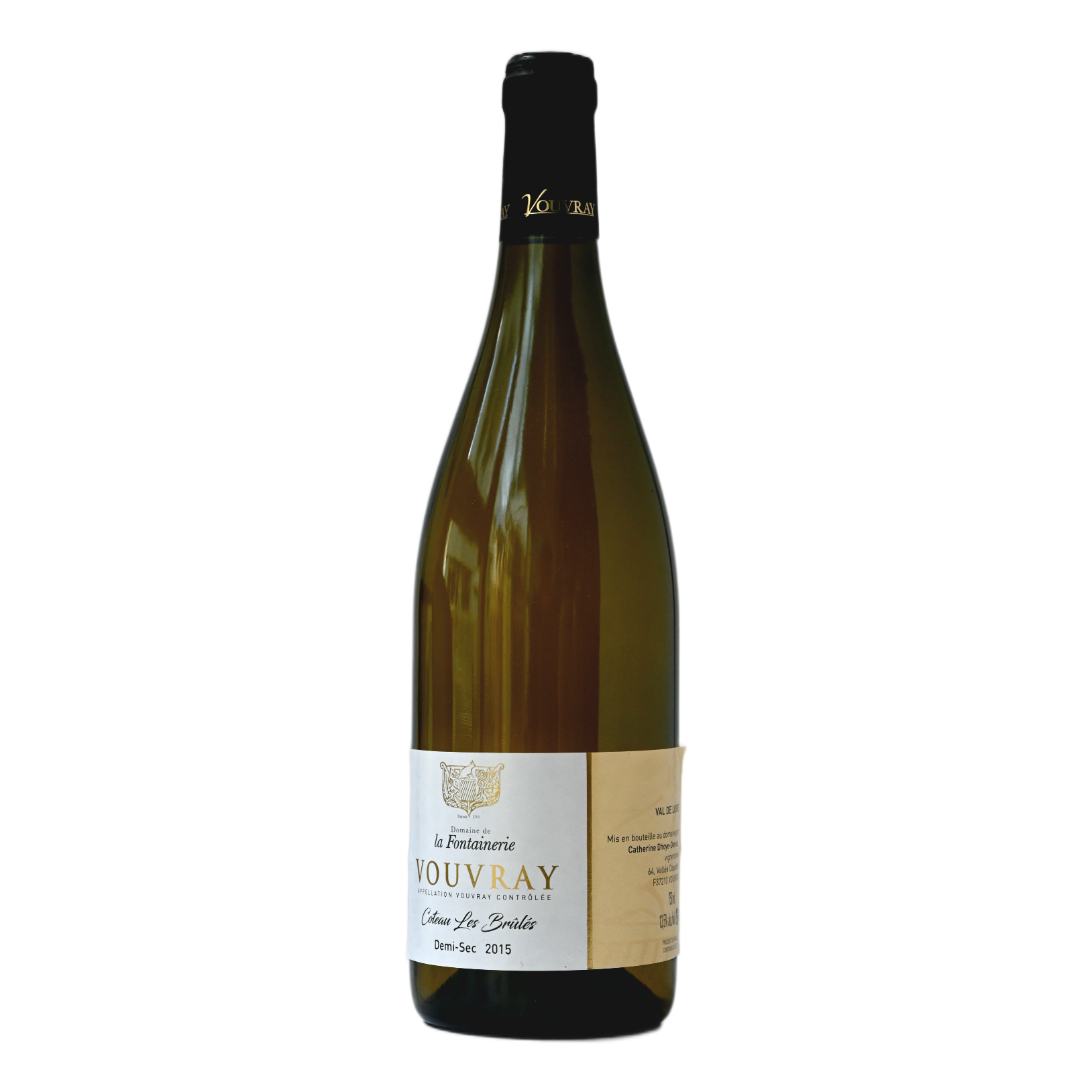 Domaine de la Fontainerie Vouvray Coteau Les Brûlé Demi-Sec 2015
